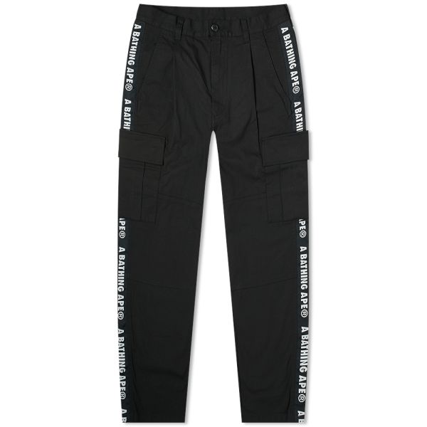 black 6 pocket pants