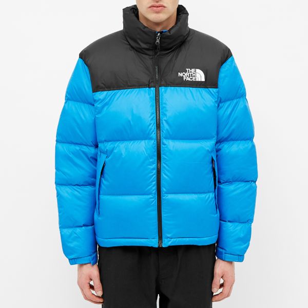 north face puffer blue