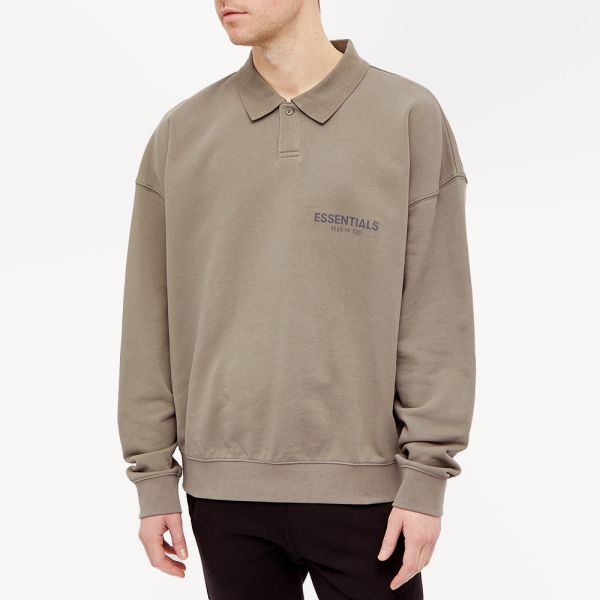 Fear of god essentials polo long sleeve clearance