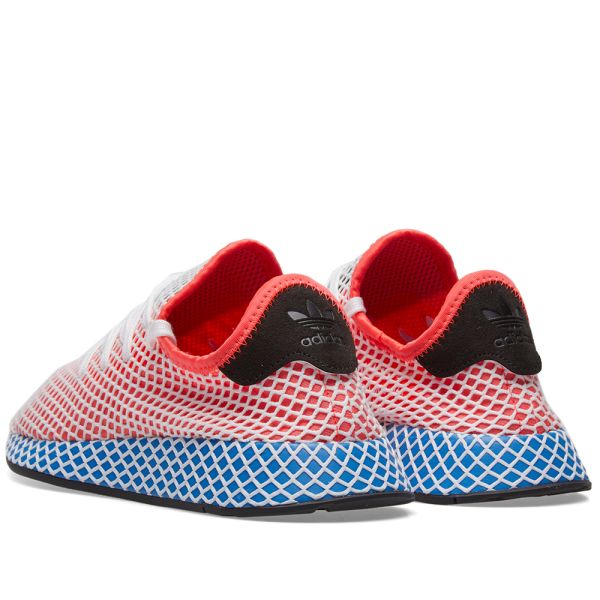 adidas deerupt runner solar red & bluebird