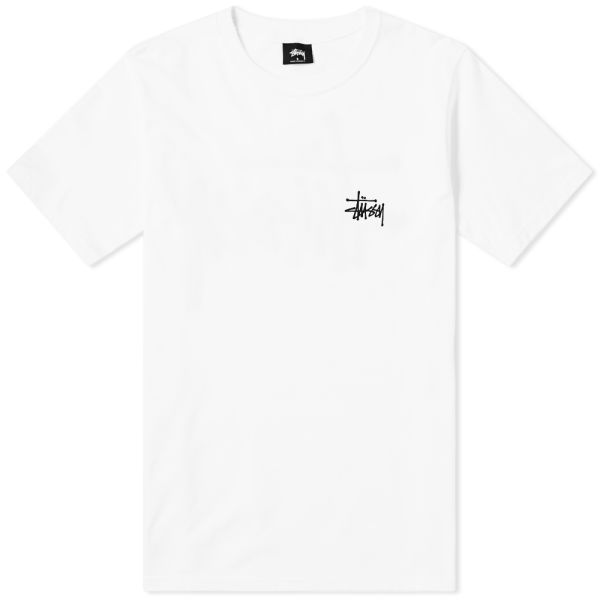Stussy Basic Stussy Tee White | END 