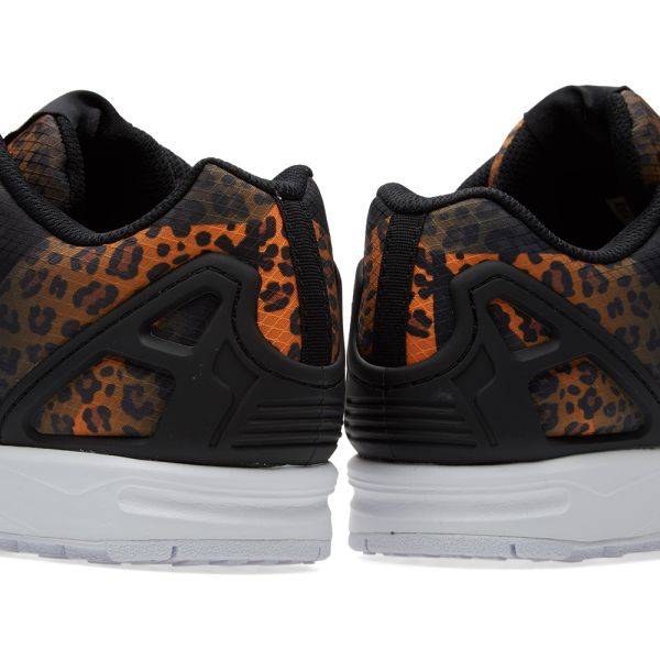 adidas black and white zx flux