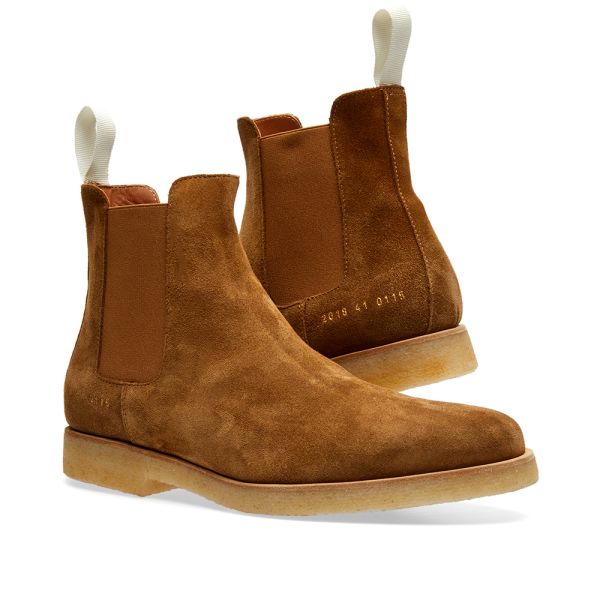 common projects tobacco chelsea boot
