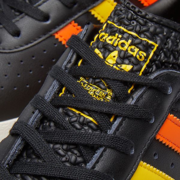 adidas 350 black orange yellow