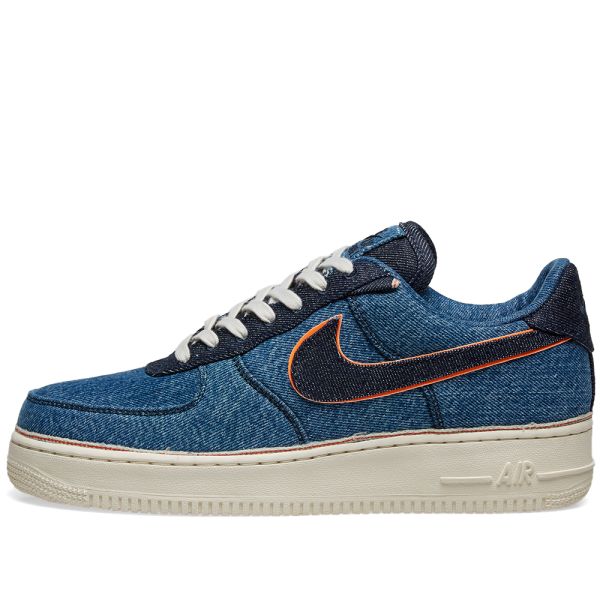 nike air force 1 stonewash blue