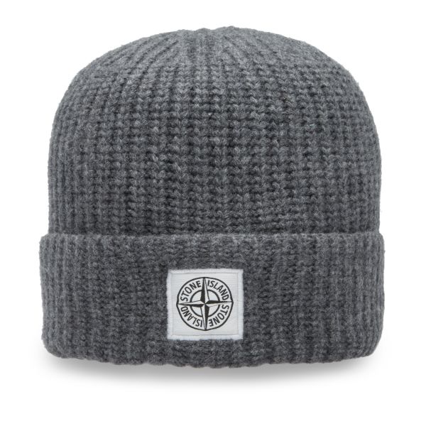 stone island ribbed beanie