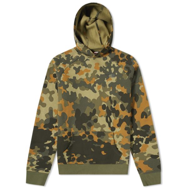 the north face raglan red box hoody