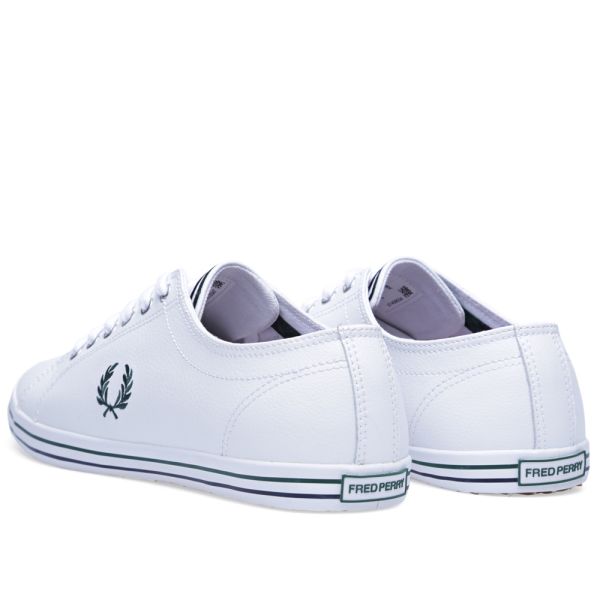 fred perry kingston leather white
