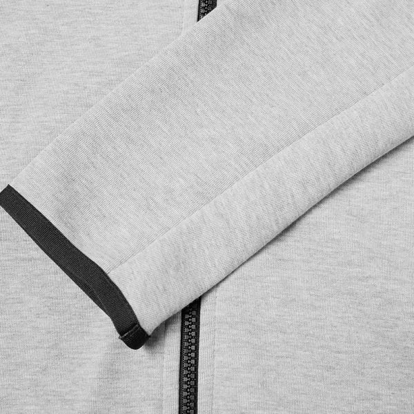 Nike Tech Fleece Zip Hooded Windrunner Dark Grey Heather & Black END