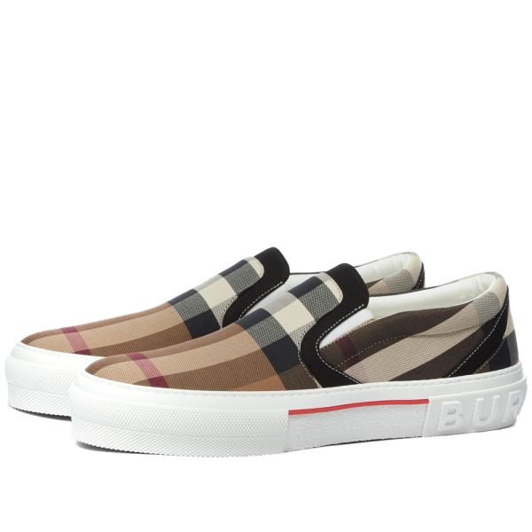 Slip on burberry sneakers clearance