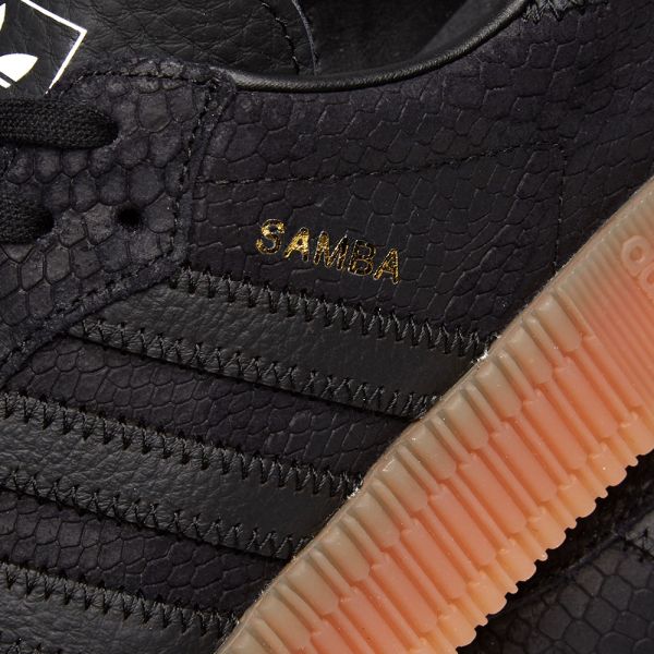 adidas sambarose black snakeskin