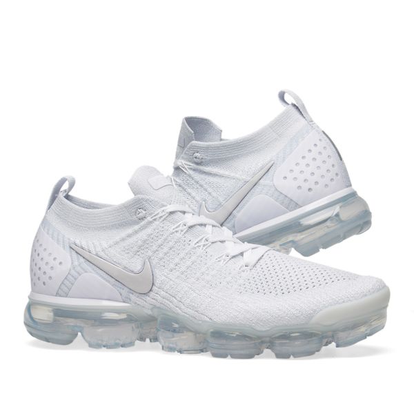 Nike air max vapormax flyknit 2 white clearance