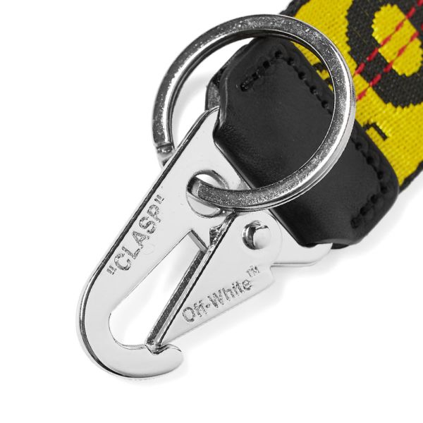 off white belt keychain Yellow