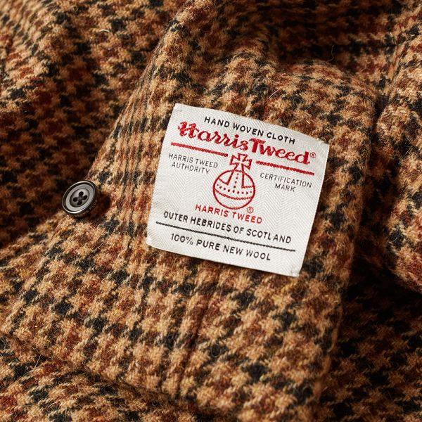 Beams Plus Harris Tweed Balmacaan Coat