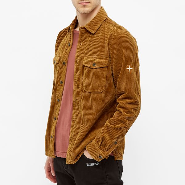 Stone island corduroy 2 pocket overshirt clearance