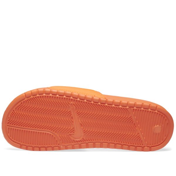 nike benassi orange