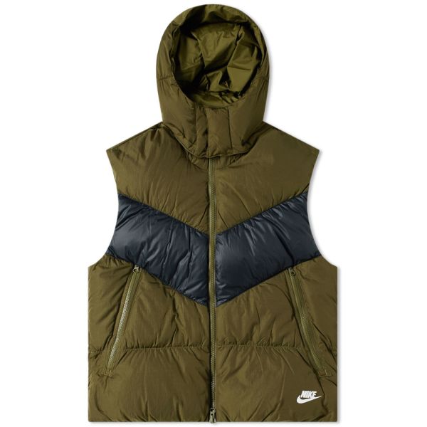 canvas down vest