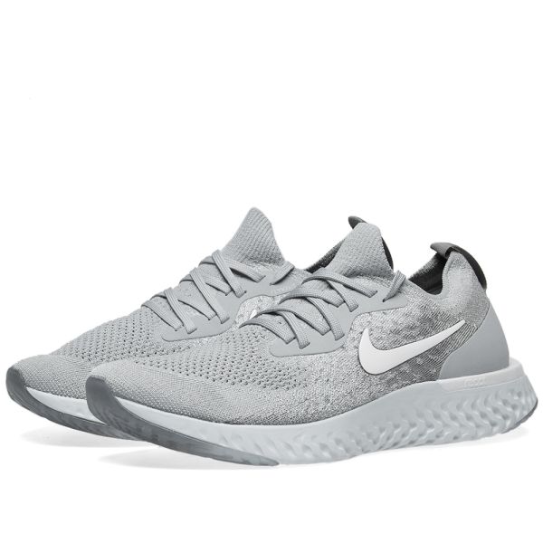 Nike Epic React Flyknit Grey, White 