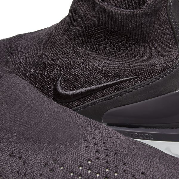 nike rise react flyknit thunder grey