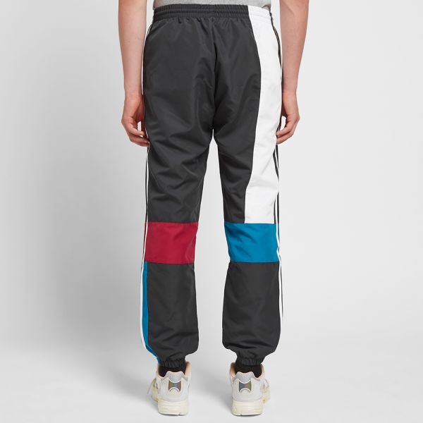 teal adidas track pants