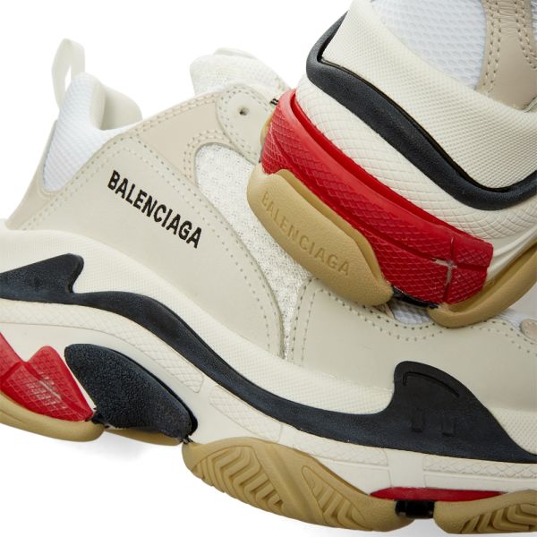 red and black triple s