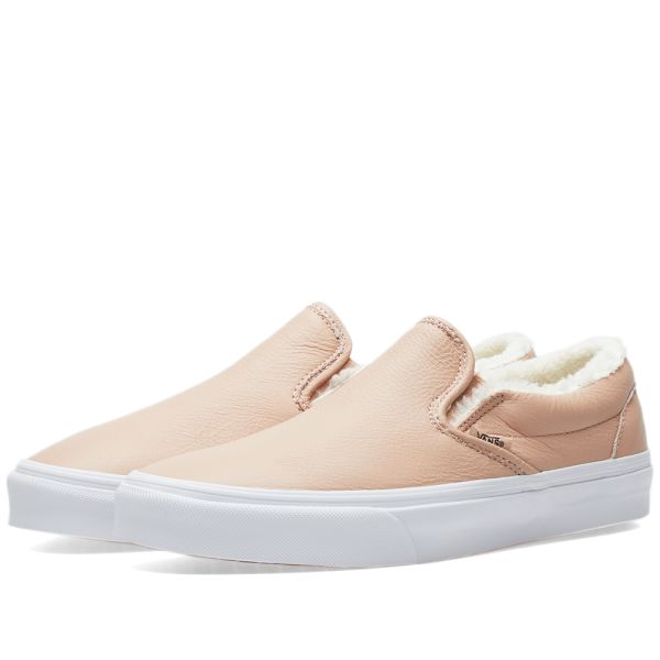 vans slip on mahogany rose