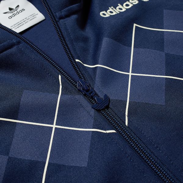 adidas argyle track top