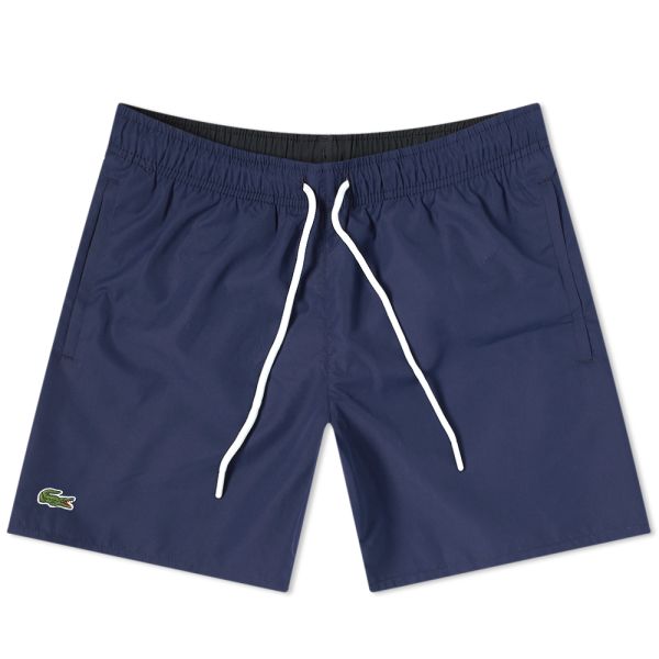 leather black shorts