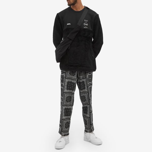 F.C. Real Bristol Polartec Fleece Hybrid Crewneck Top
