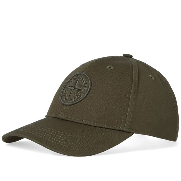 stone island green cap