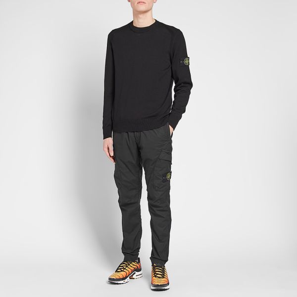 stone island badge cargo pants