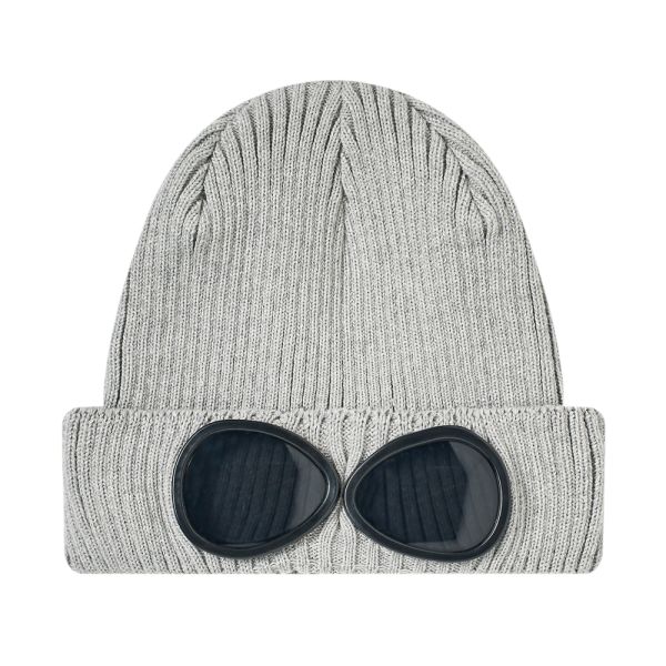 cp company beanie grey