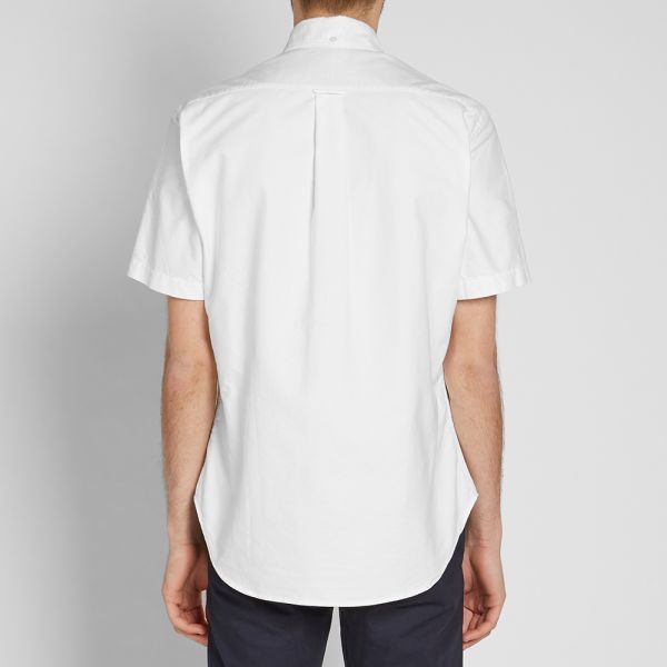 Gitman Vintage Short Sleeve Oxford Shirt White End
