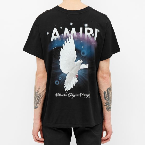 Amiri dove t shirt clearance