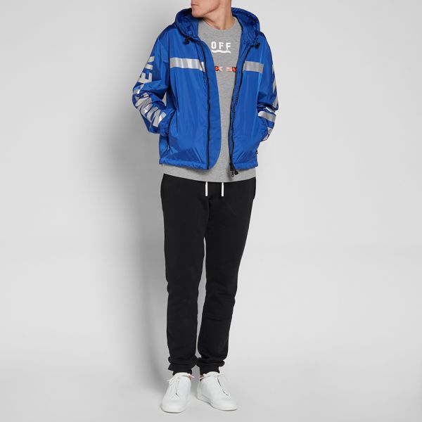 Moncler x Off-White Gangui Nylon Jacket Royal | END. (CN) Moncler x Off-White Gangui Nylon Jacket Royal | END. (CN)