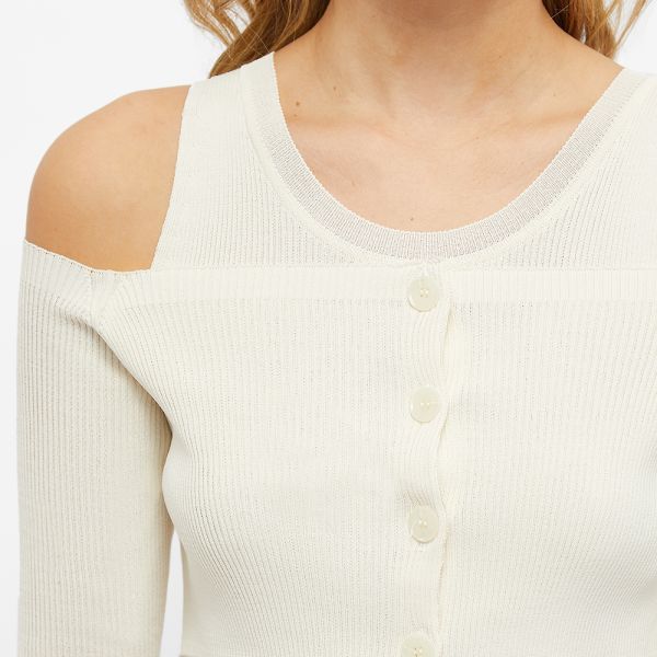 Cardigan off the shoulder clearance