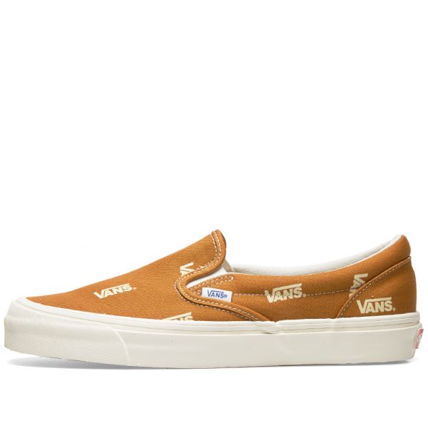 vans classic slip on brown