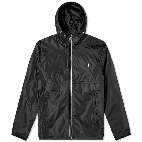 Ralph lauren black hooded jacket clearance