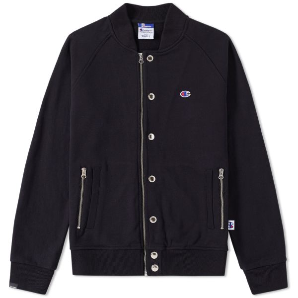 champion black bomber jacket