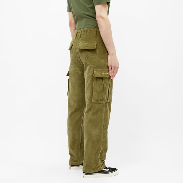 Green corduroy cargo pants Clearance