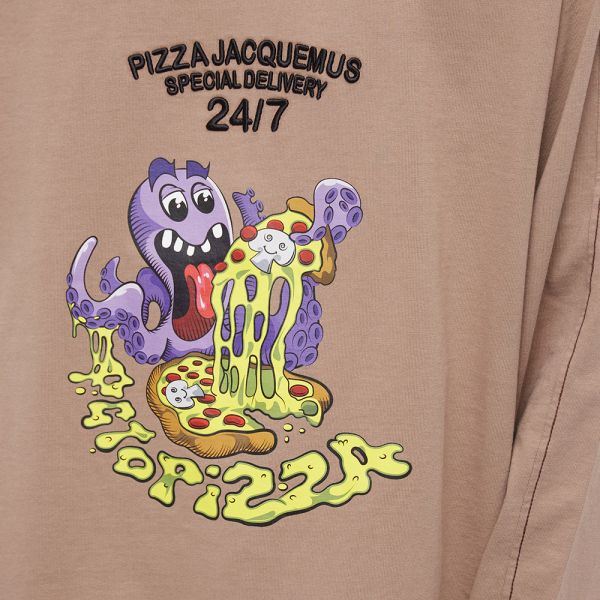 Jacquemus Long Sleeve Octopizza Tee