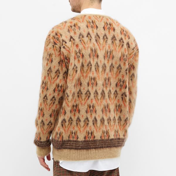 needles mohair cardigan triangle