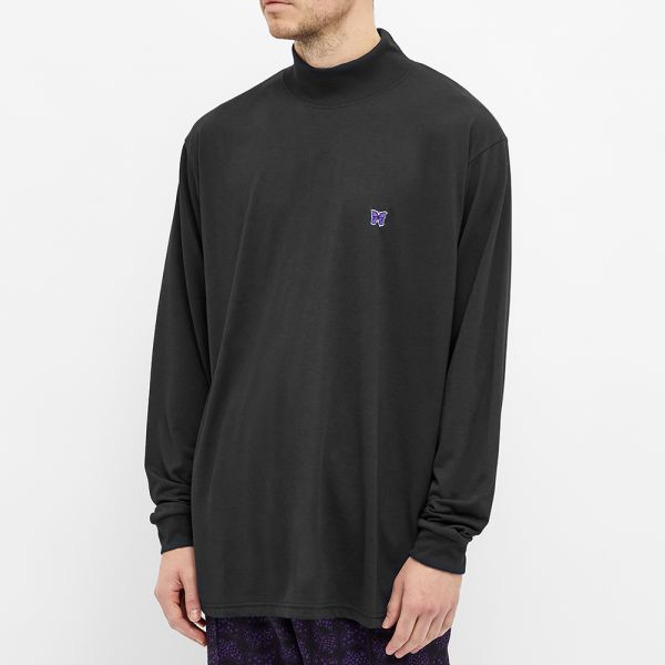 Long sleeve mock neck tee Clearance