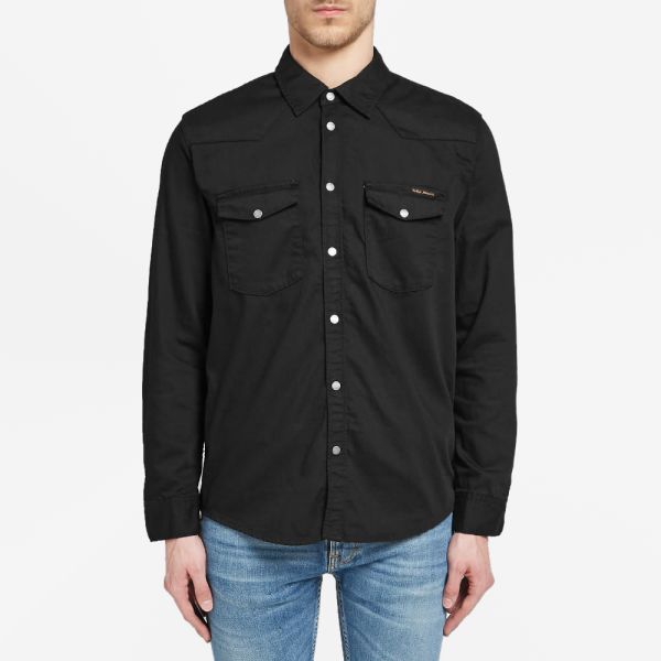 Nudie george denim shirt clearance