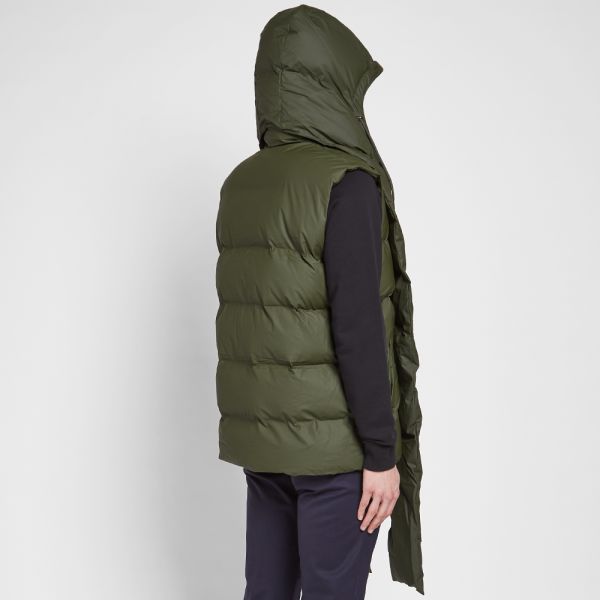 Rains puffer hooded scarf clearance
