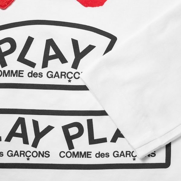 end comme des garcons play
