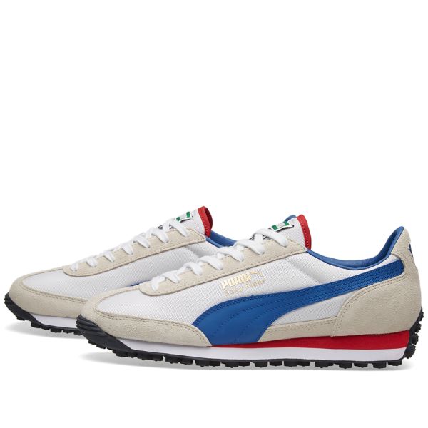 puma easy rider white blue