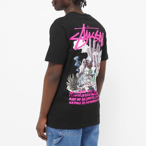 Stussy psychedelic tee black Clearance