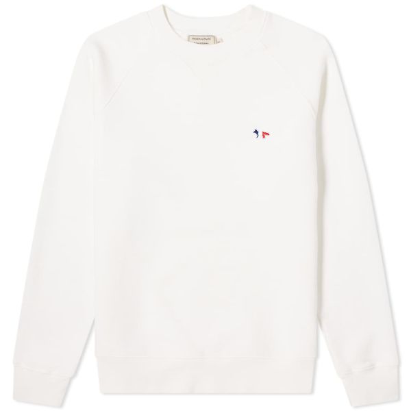 sweatshirt tricolor fox patch