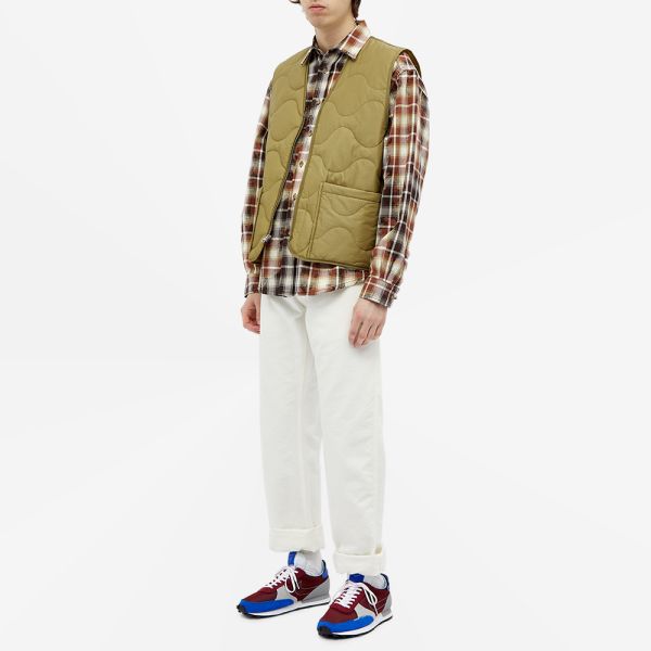 stussy quilted liner vest
